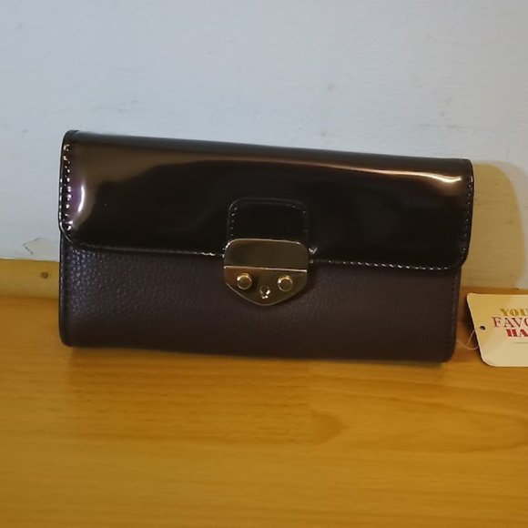 Clarks 'Rico Chantal Burgundy' Combi Wallet - Stylish Purple, New with Tags! - Picture 3 of 16